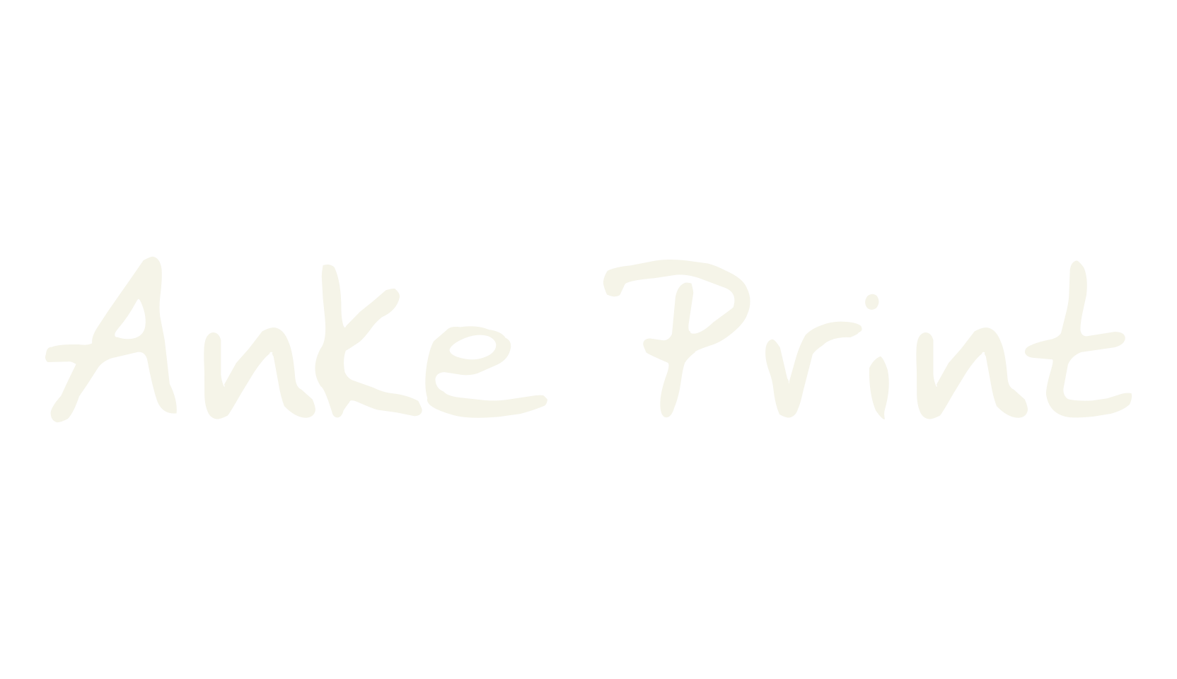Anke Print, handwriting font preview