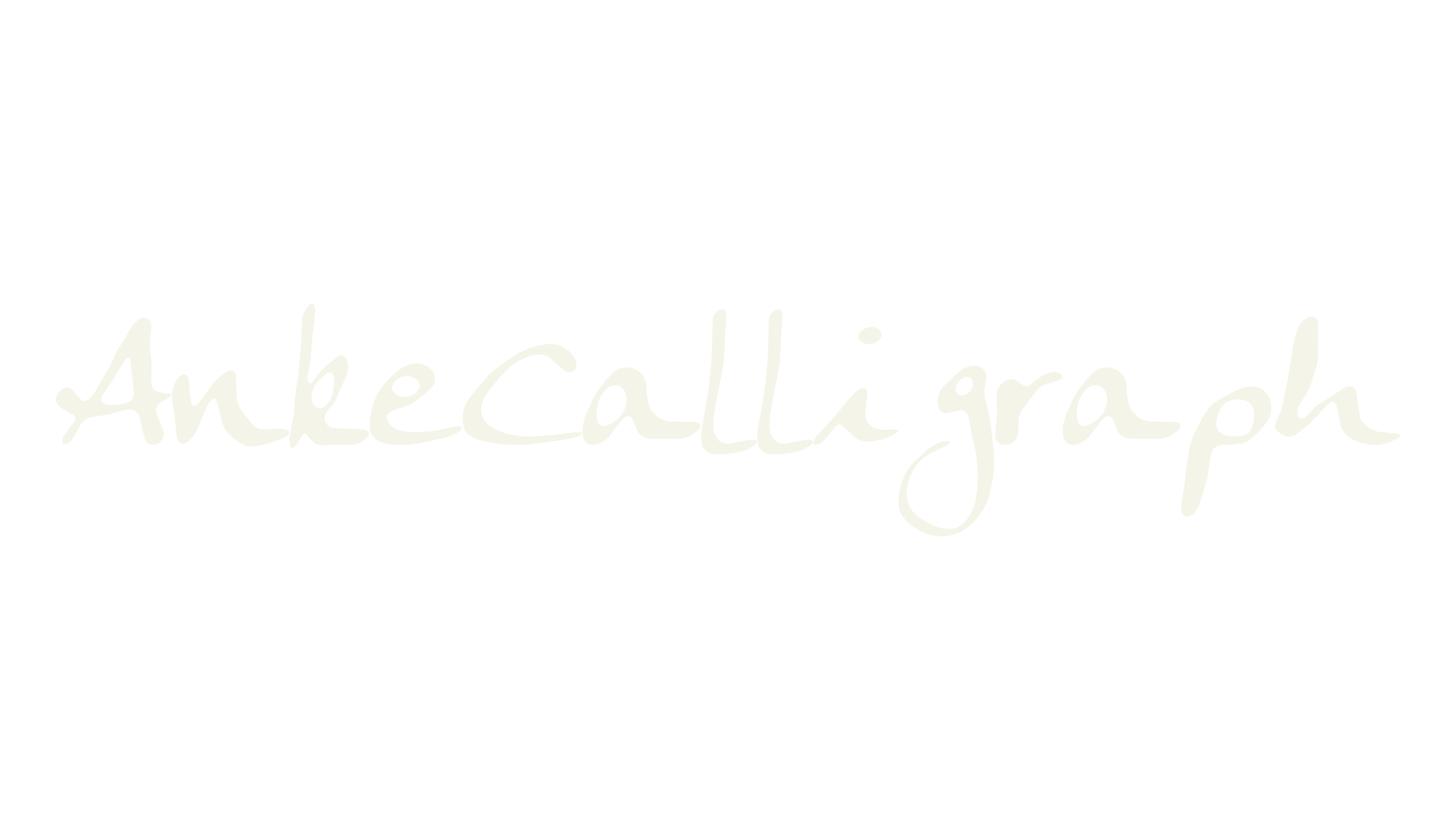 AnkeCalligraph, script font preview