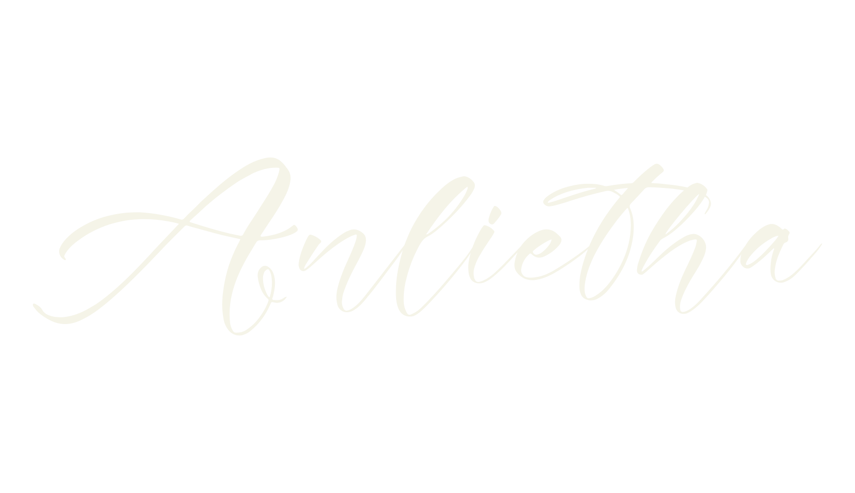 Anlietha, script font preview