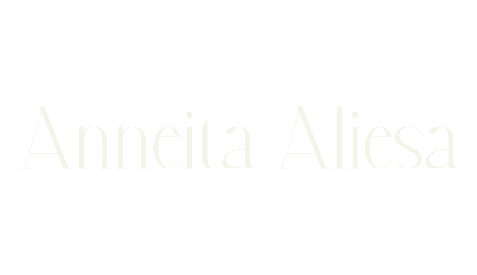 Anneita Aliesa, wedding font preview