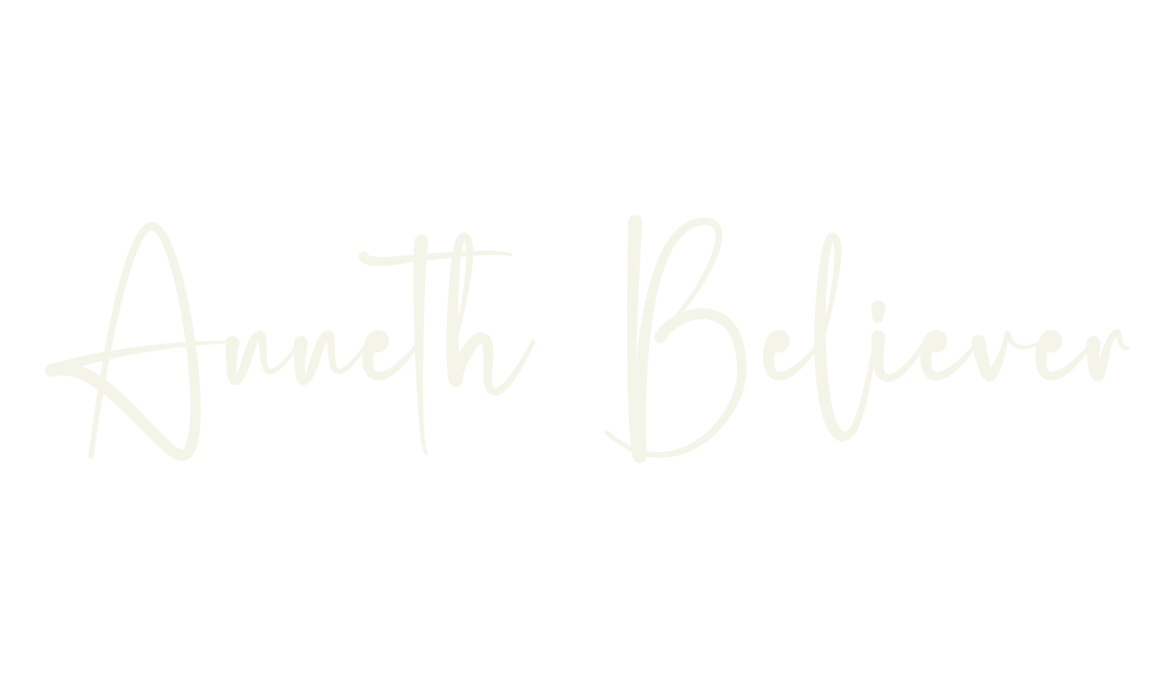 Anneth Believer, modern font preview