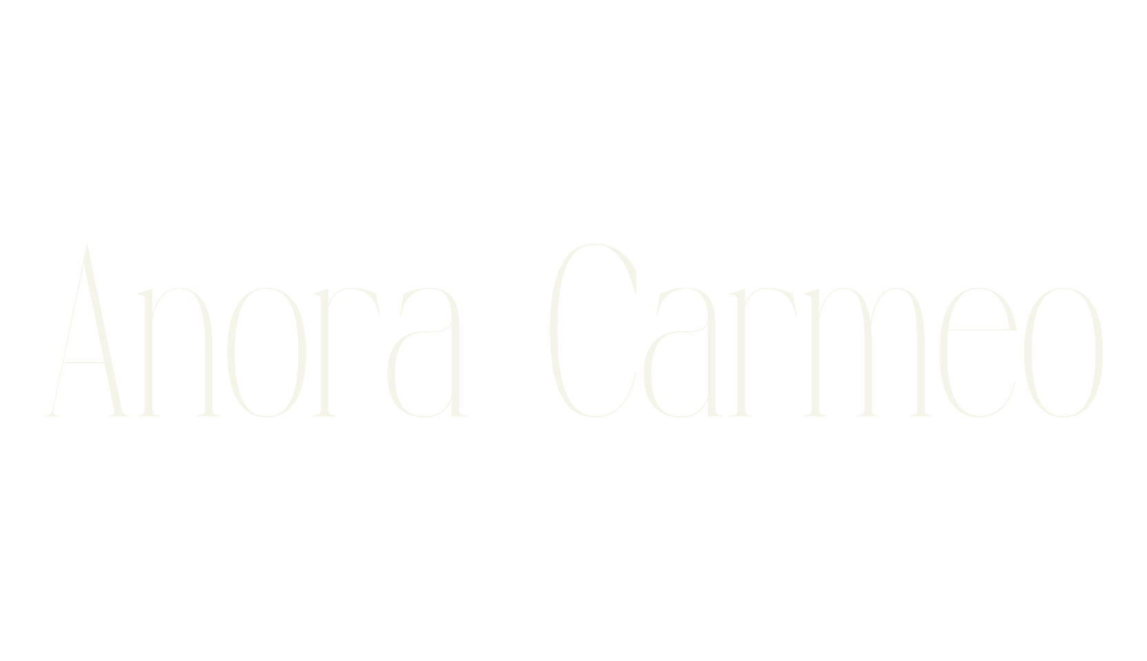Anora Carmeo, pretty font preview