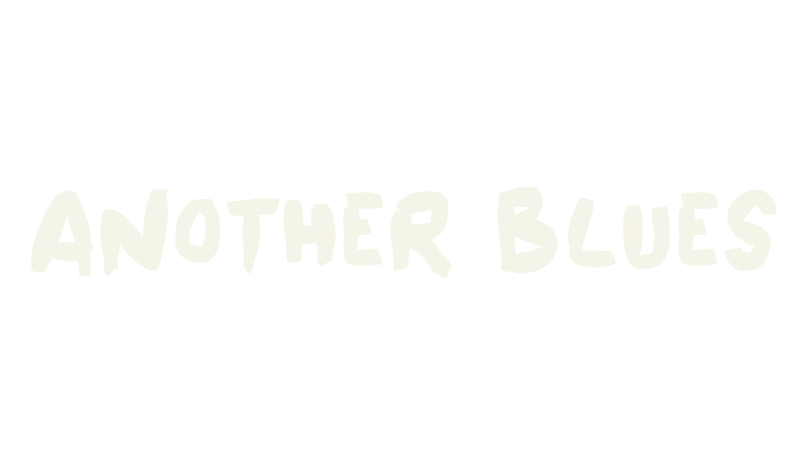 Another Blues, bold font preview