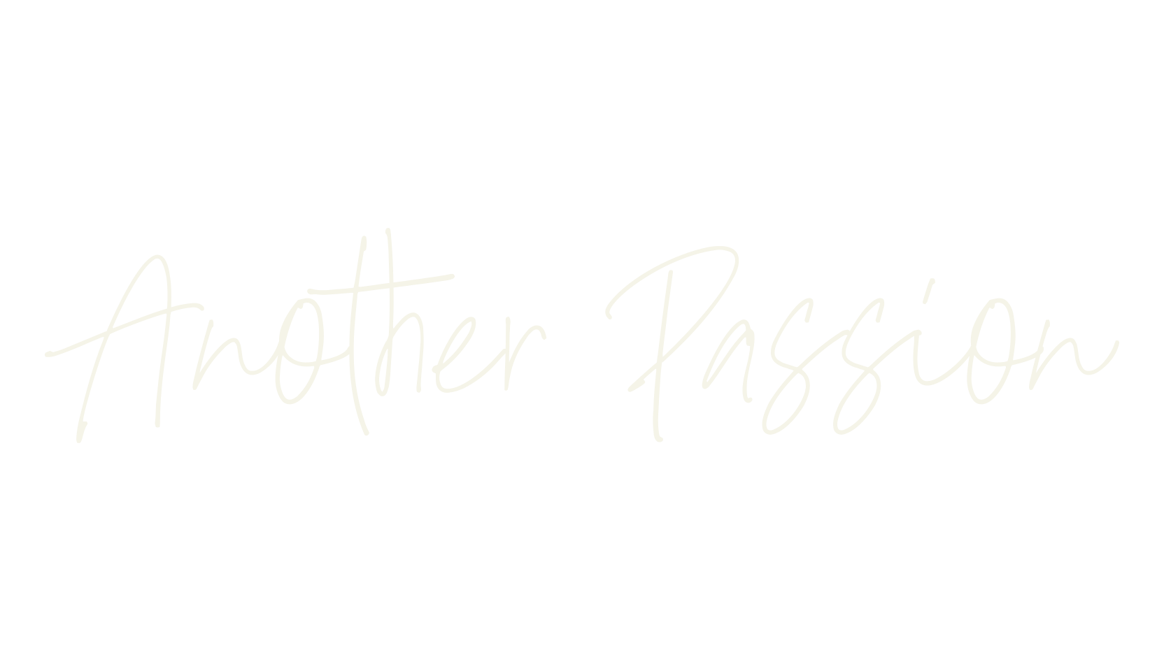 Another Passion, logo font preview