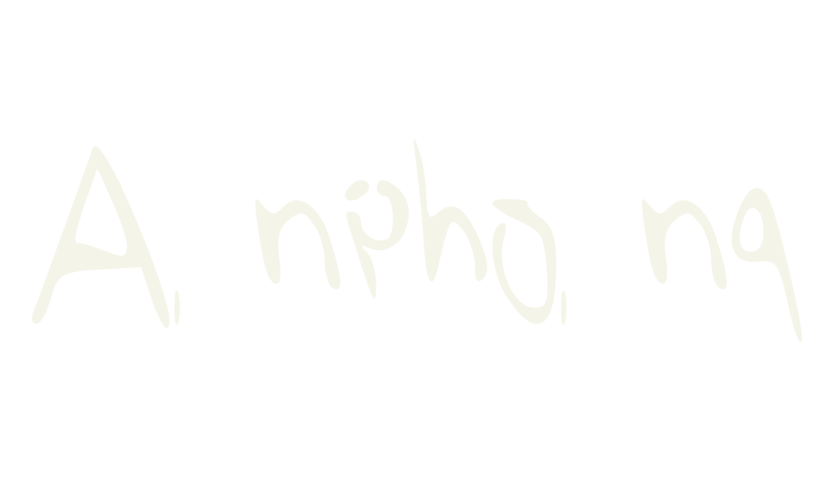 Anphong, handwriting font preview