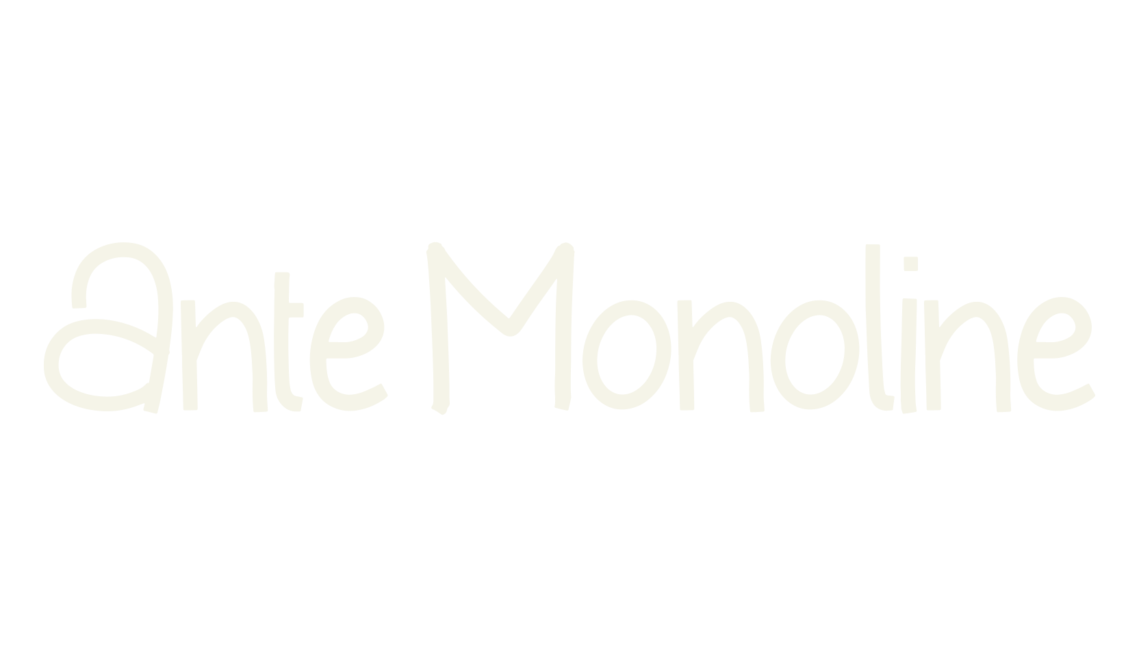Ante Monoline, calligraphy font preview