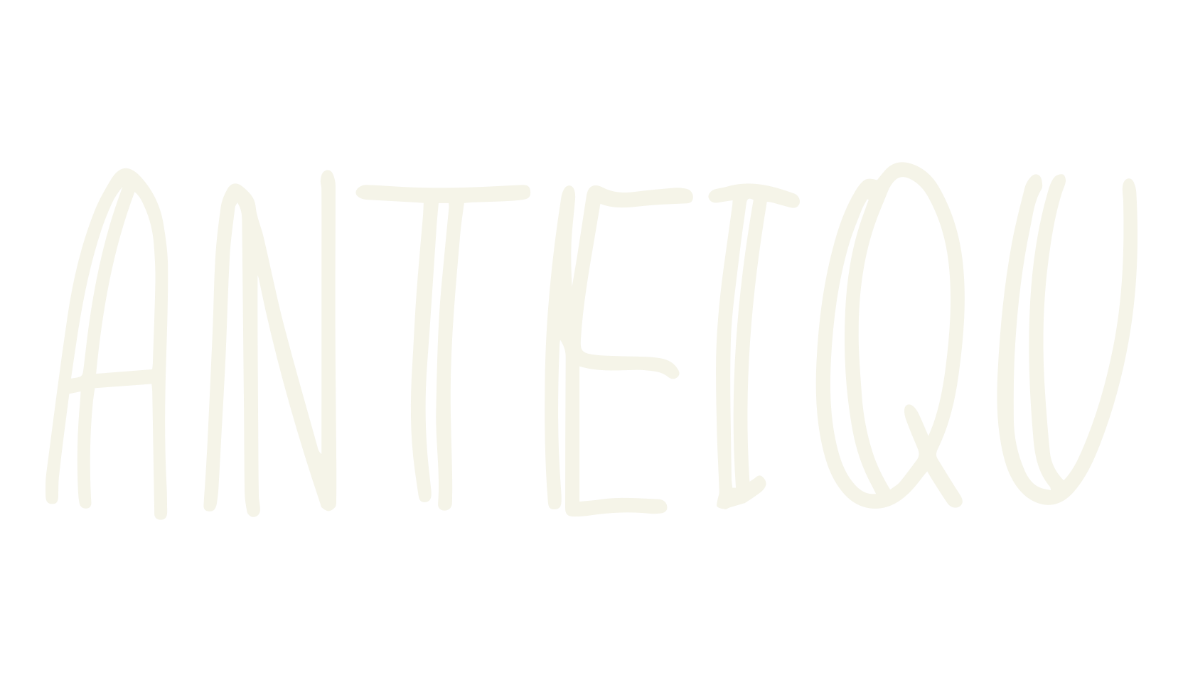 ANTEIQU, handwriting font preview