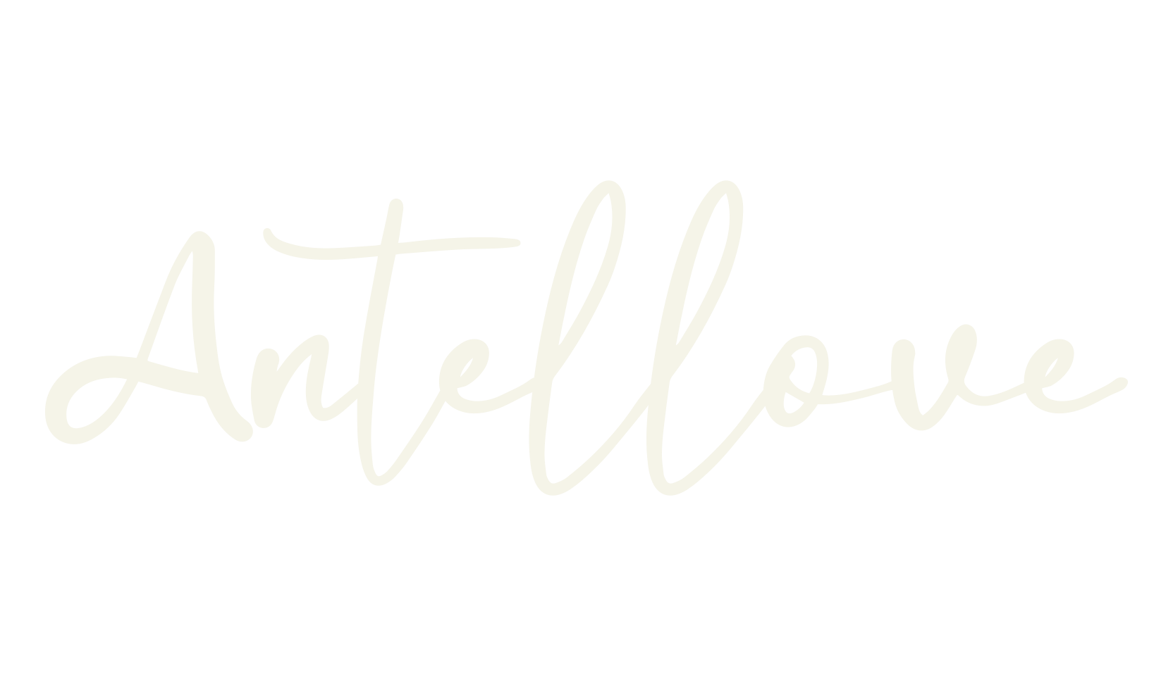 Antellove, cursive font preview