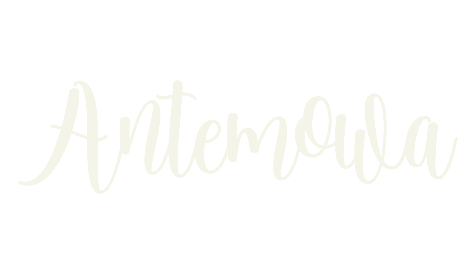 Antemowa, wedding font preview