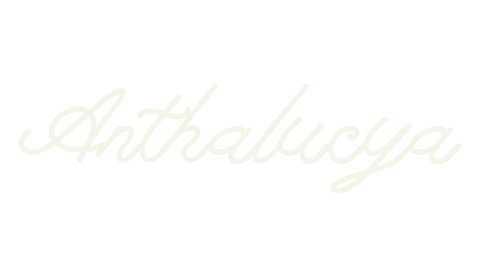 Anthalucya, cursive font preview