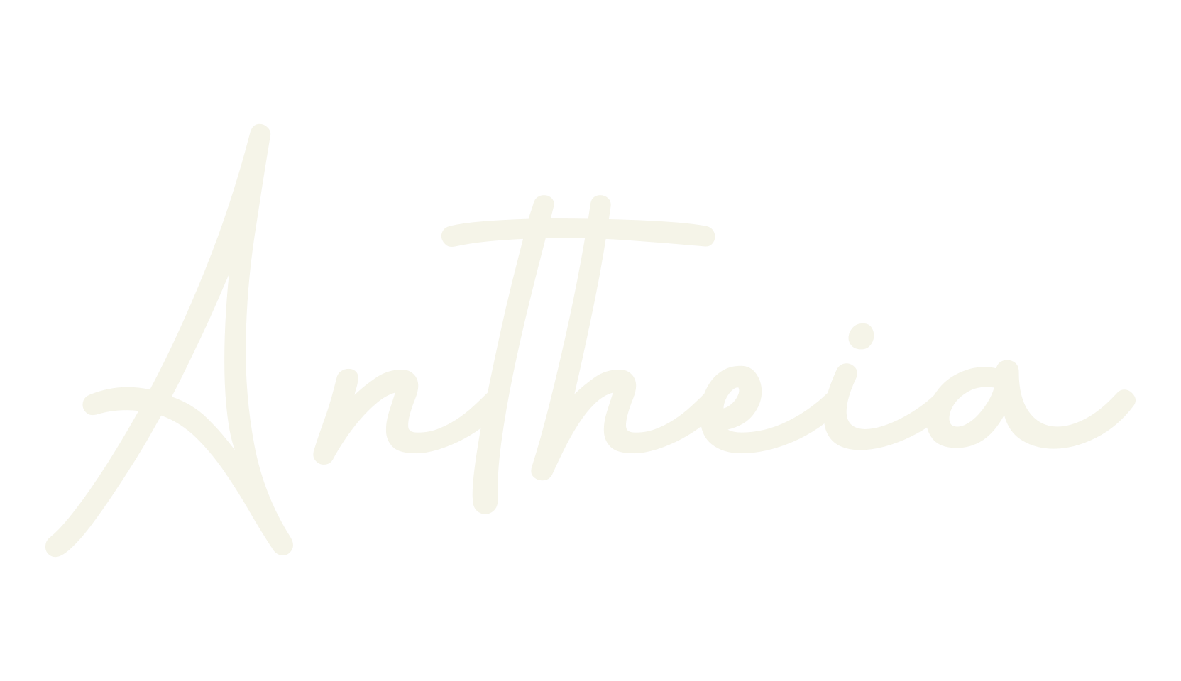 Antheia, cursive font preview