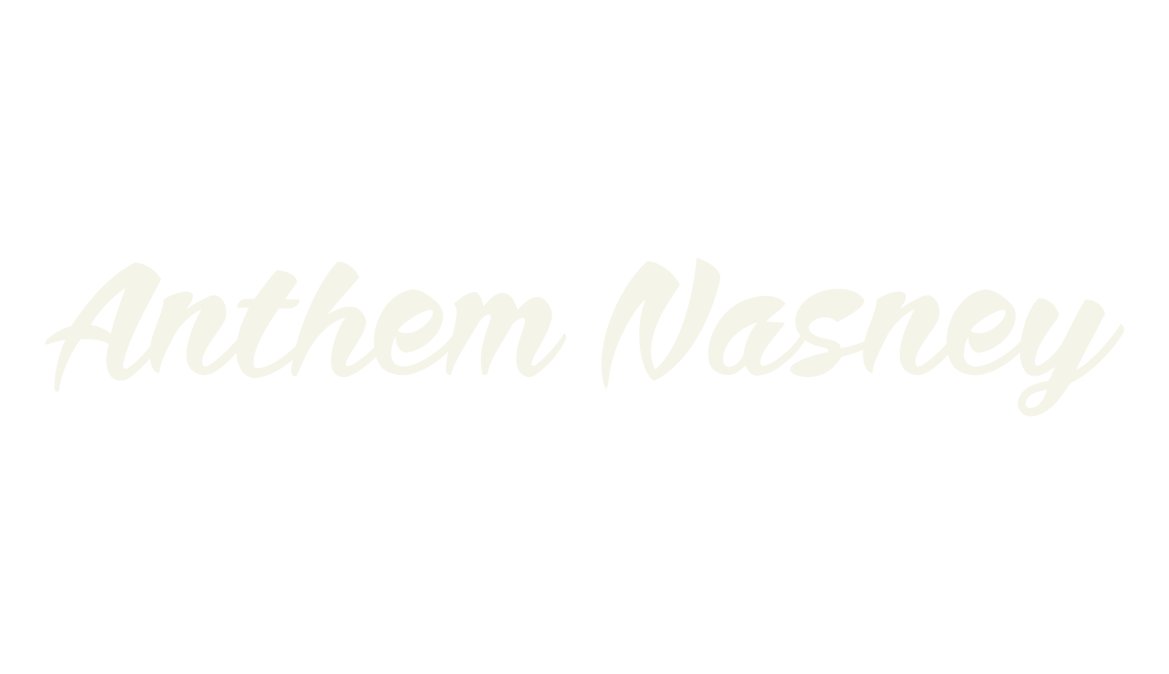 Anthem Nasney, calligraphy font preview