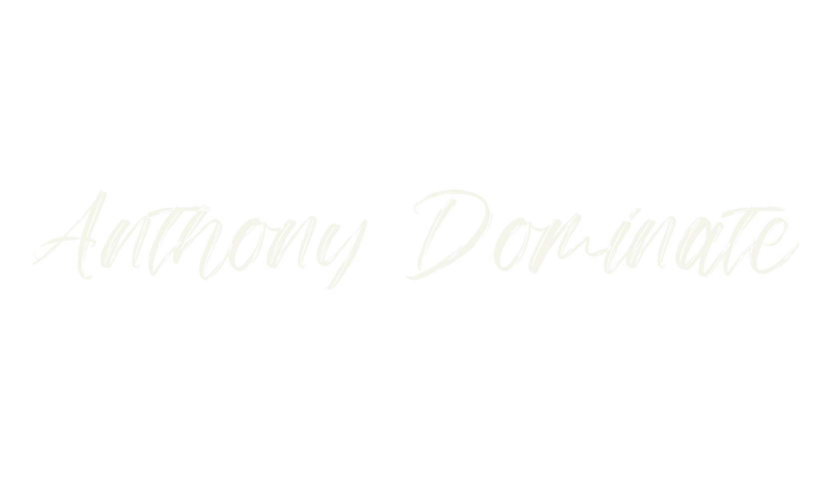 Anthony Dominate, script font preview