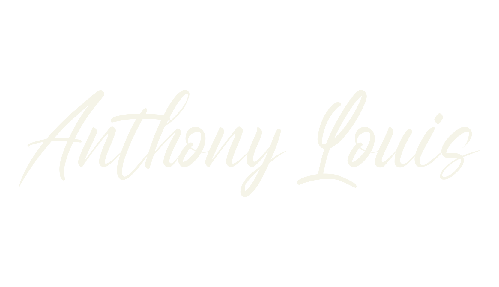 Anthony Louis, hand drawn font preview
