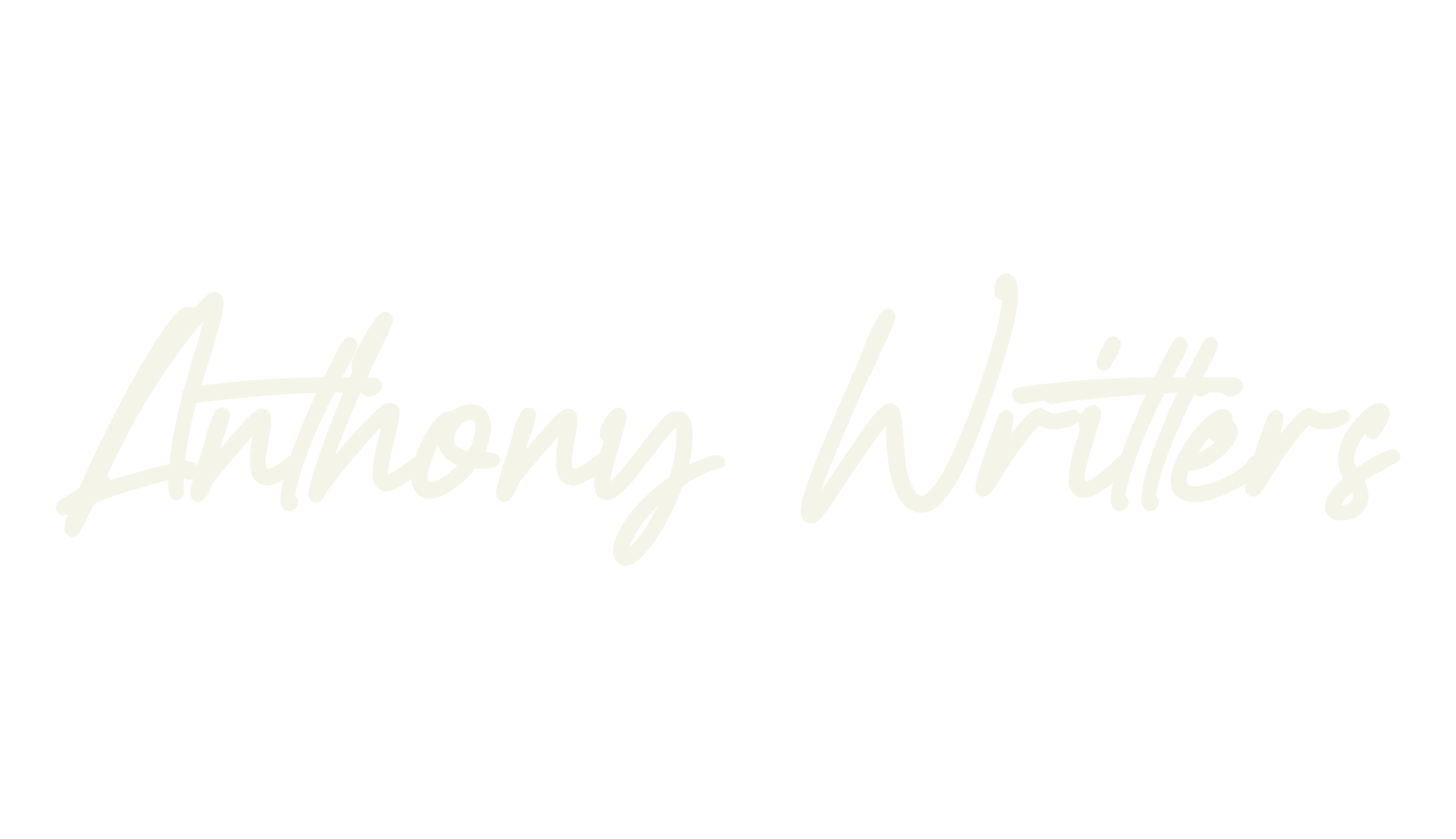 Anthony Writters, modern font preview