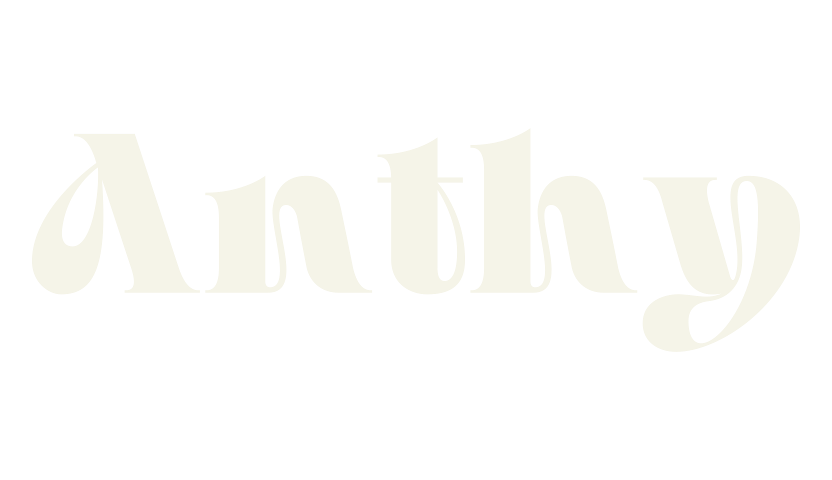 Anthy, art deco font preview