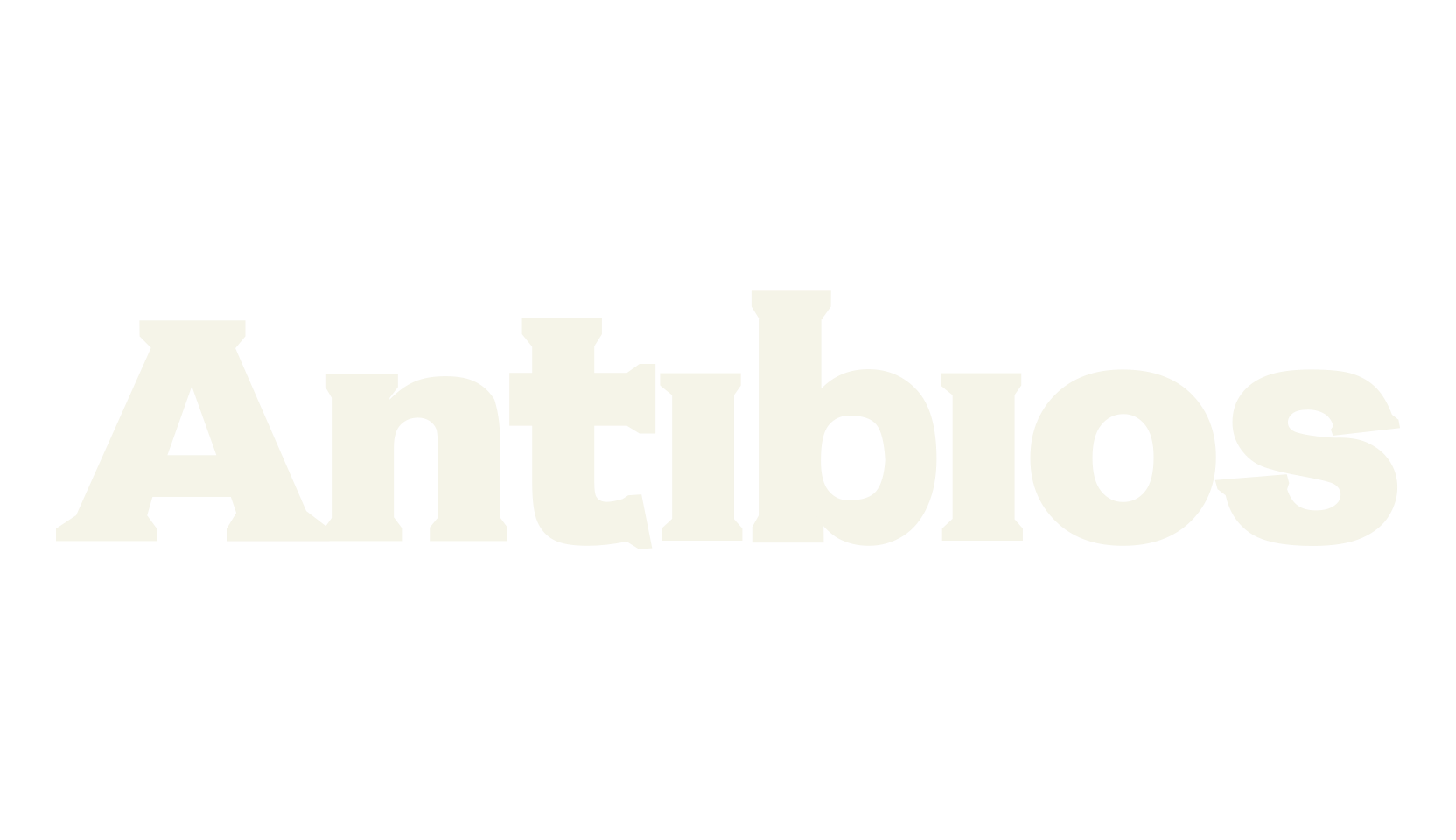 Antibios, retro font preview