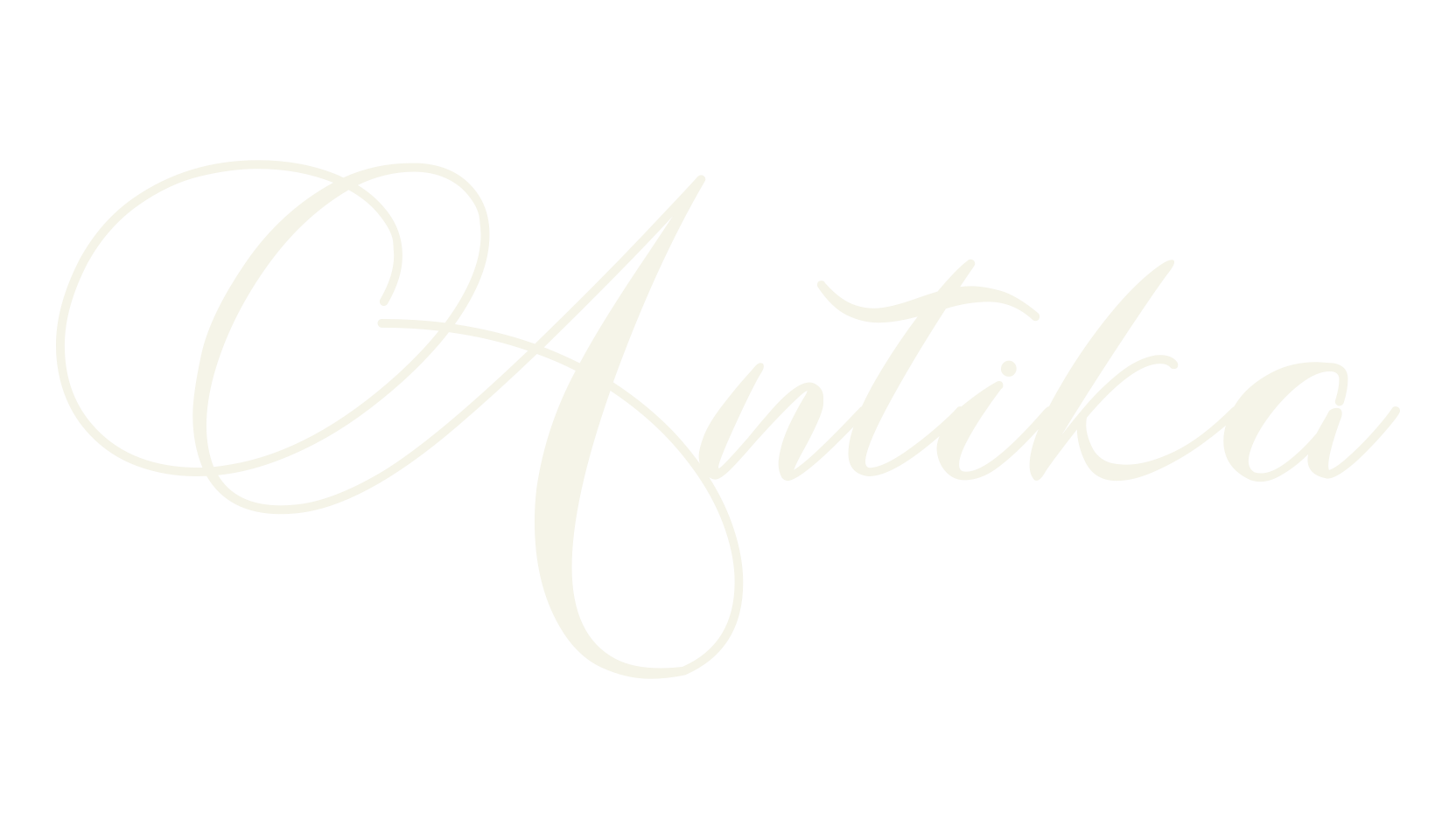 Antika, signature font preview