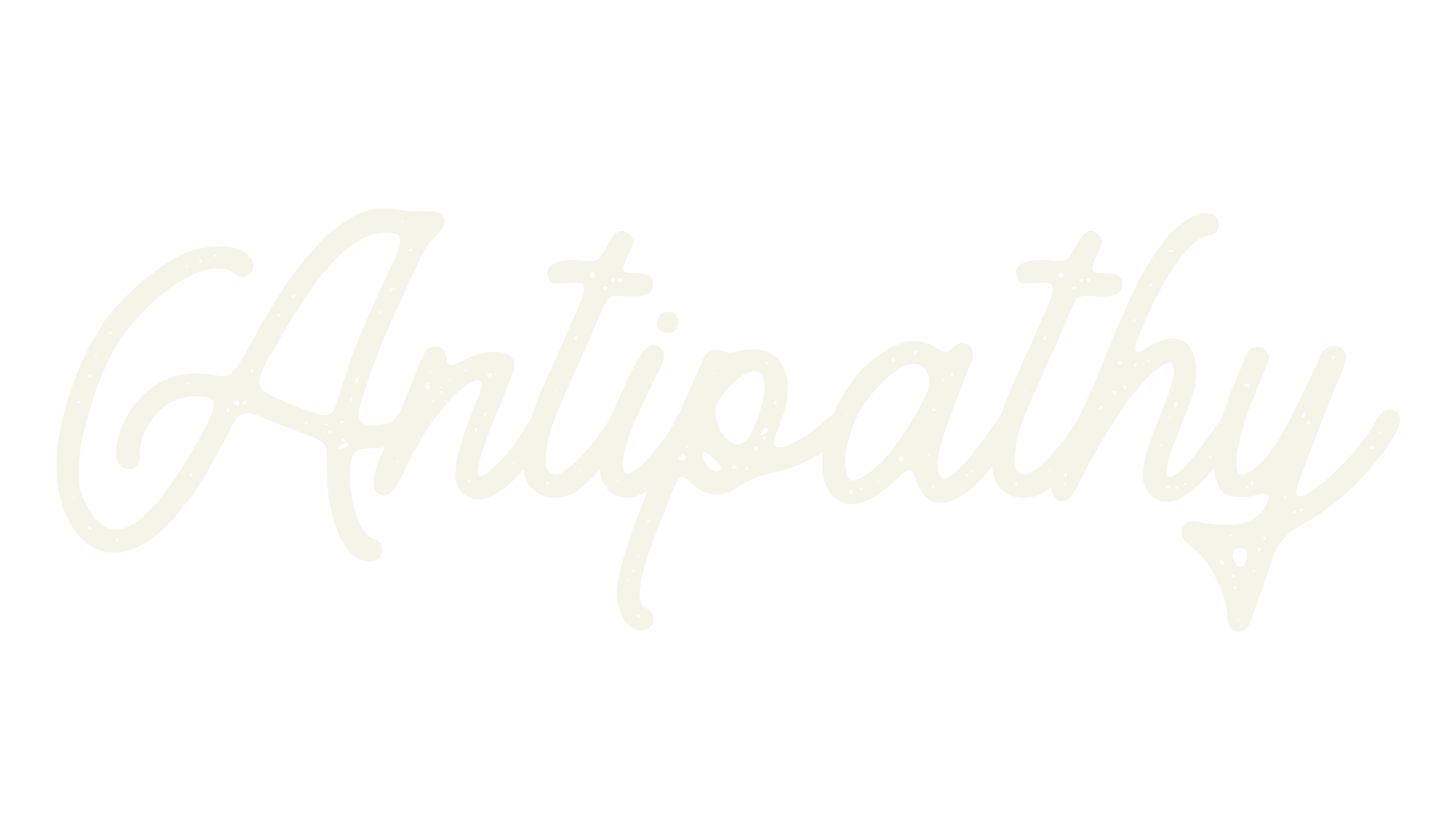 Antipathy, fashion script font preview