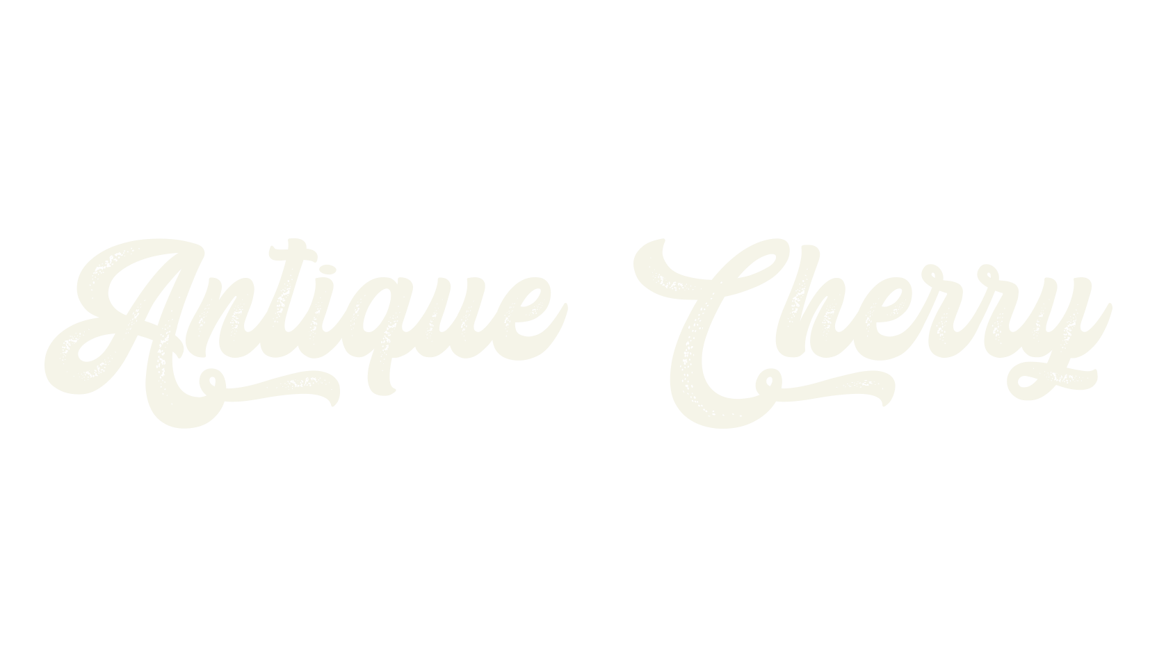 Antique Cherry, retro font preview