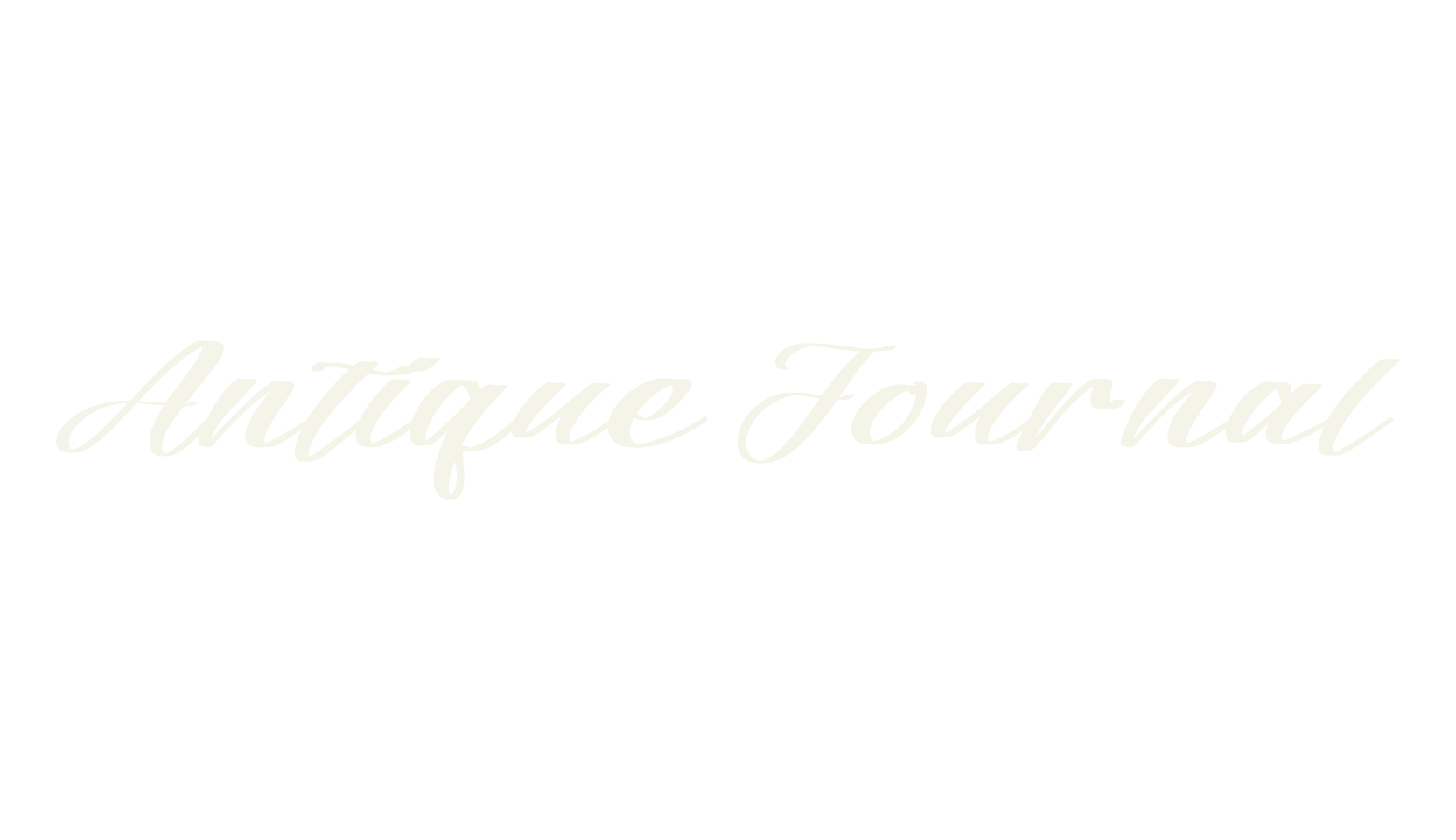 Antique Journal, script font preview