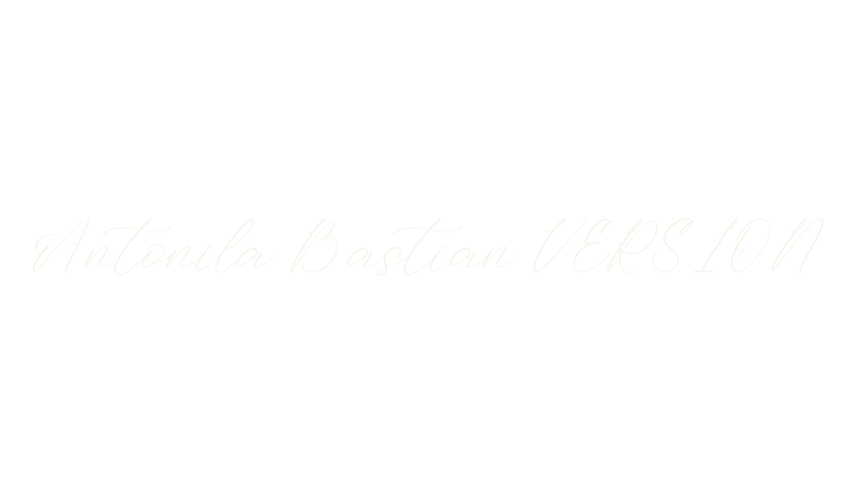 Antonila Bastian VERSION, script font preview