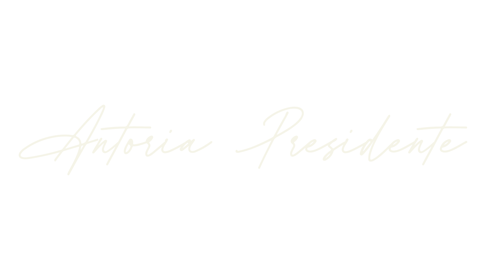 Antoria Presidente, handwriting font preview
