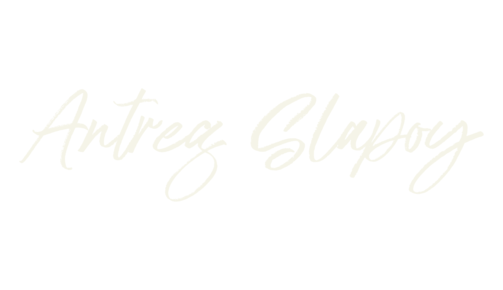 Antreg Slapoy, wedding font preview