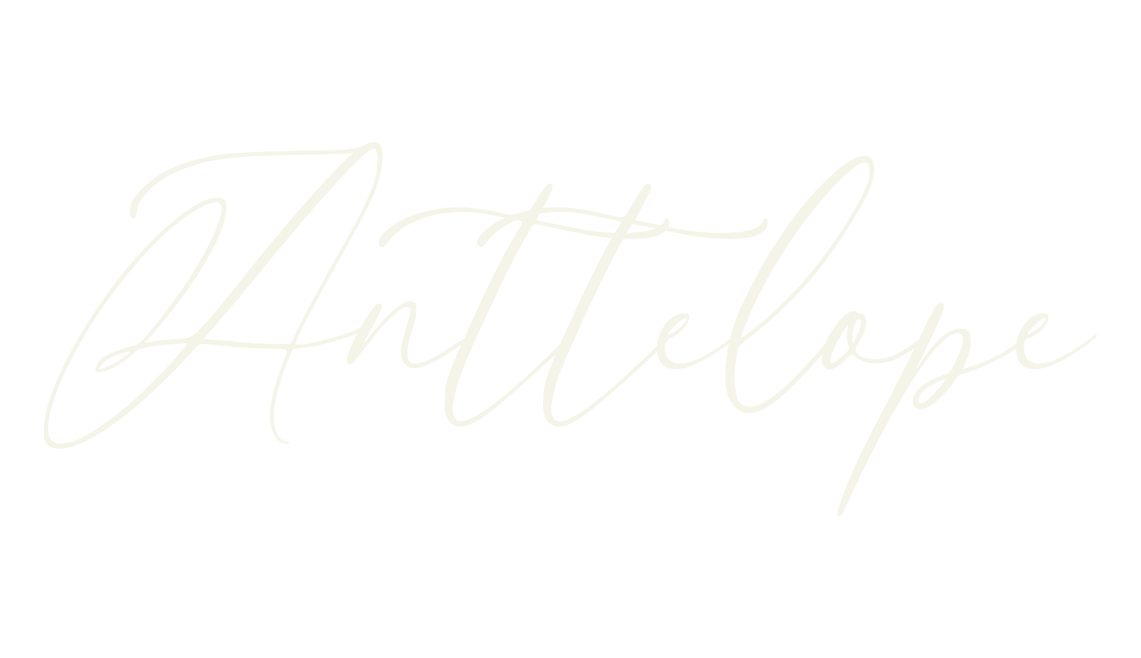 Anttelope, fashion sign font preview