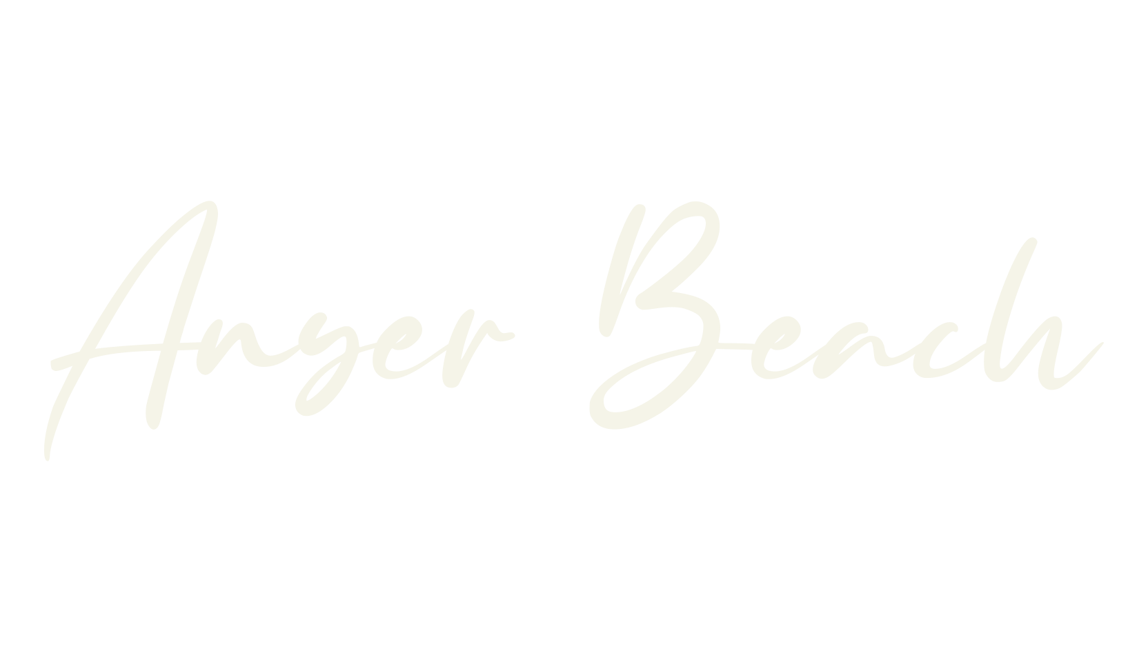Anyer Beach, hand drawn font preview
