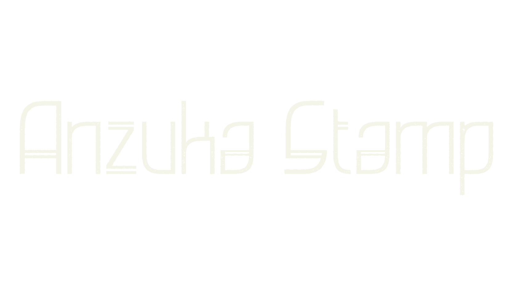 Anzuka Stamp, art deco font preview