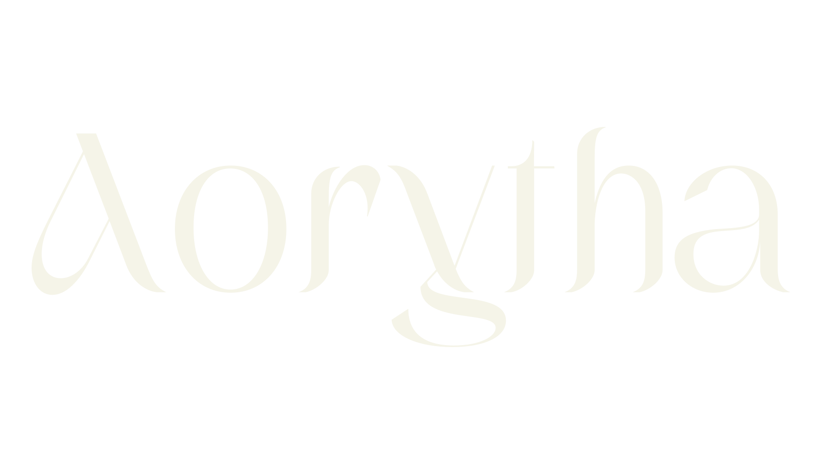 Aorytha, modern font preview