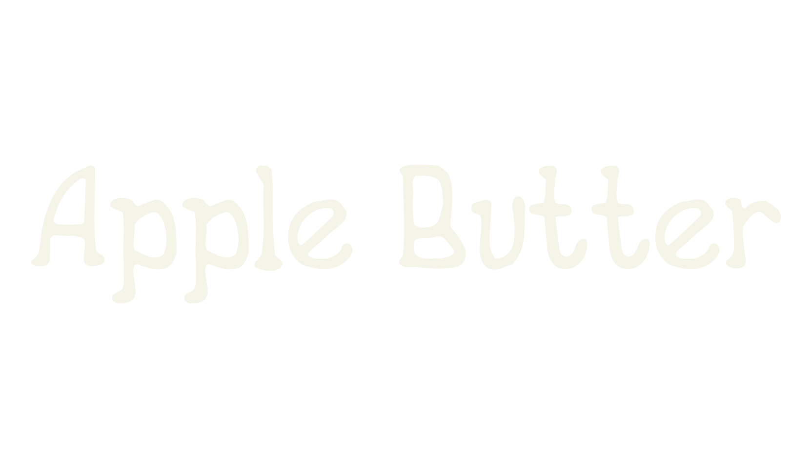 Apple Butter, signage font preview