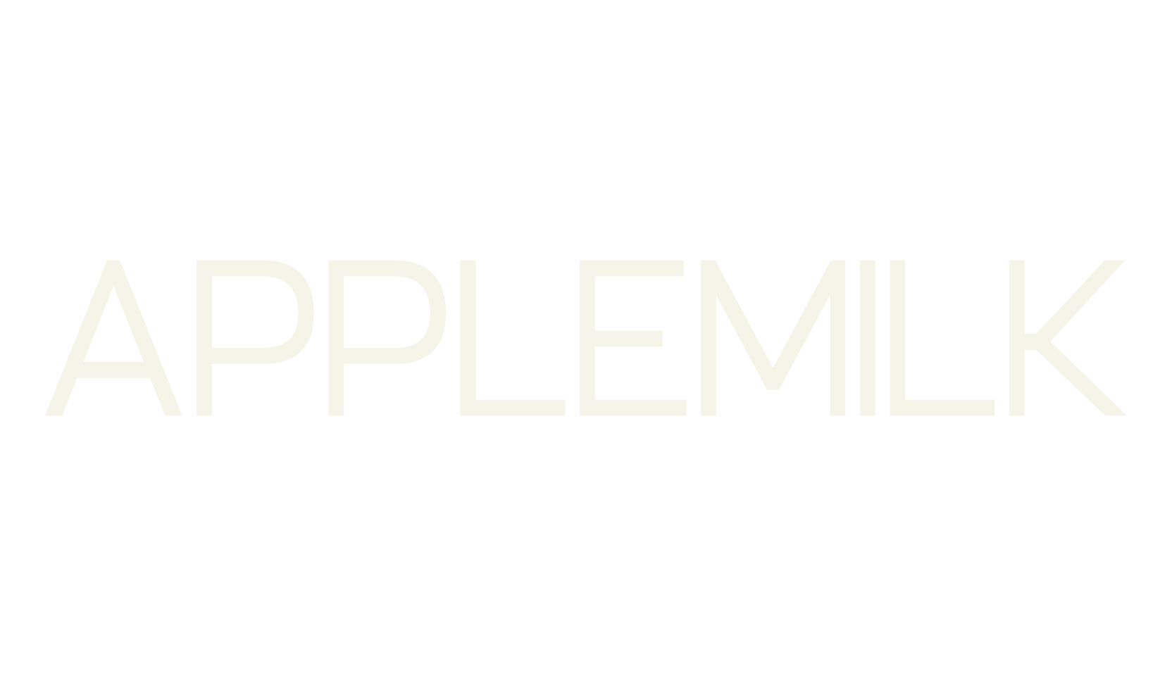 Applemilk, business font preview