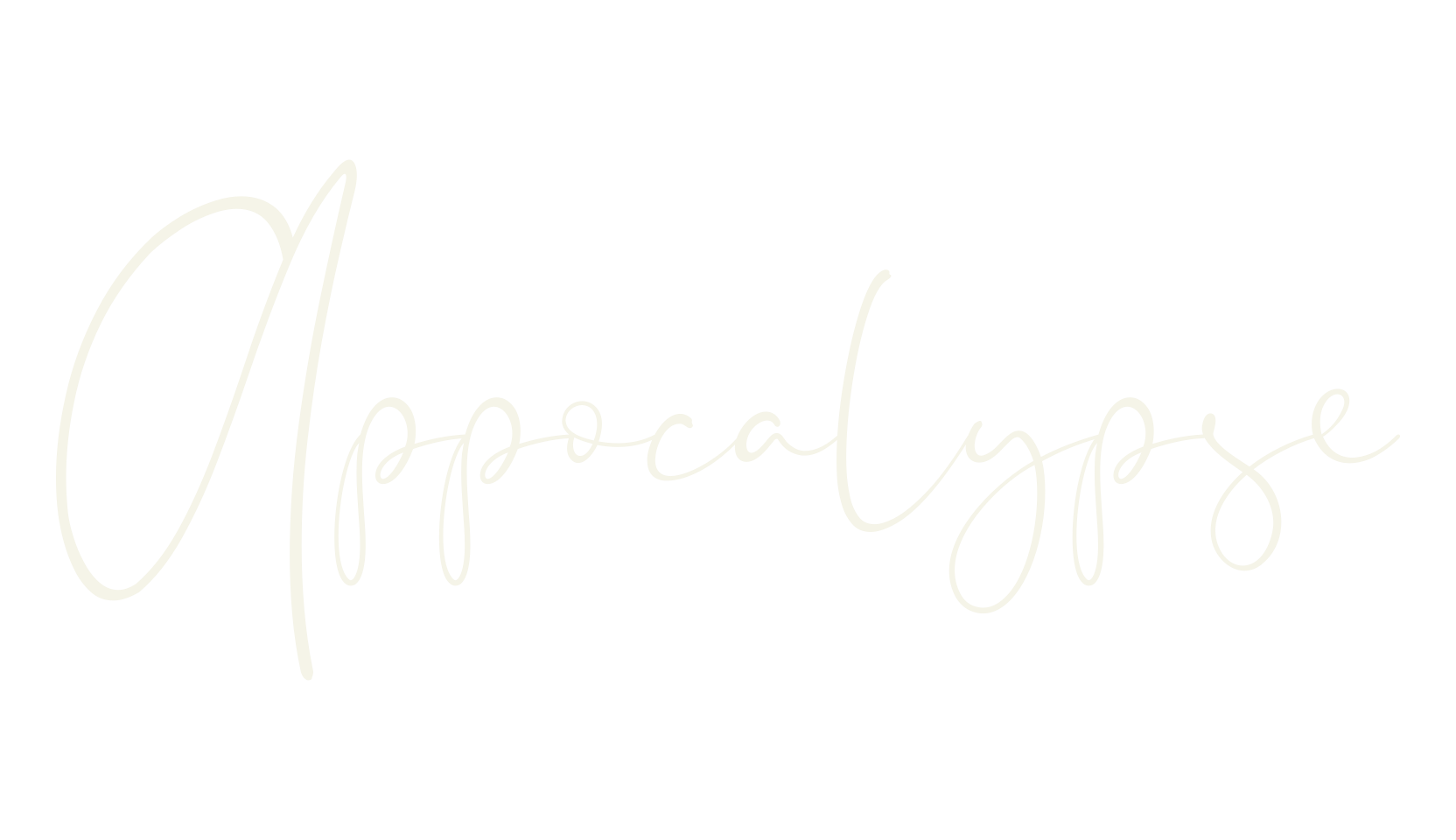 Appocalypse, signature font preview