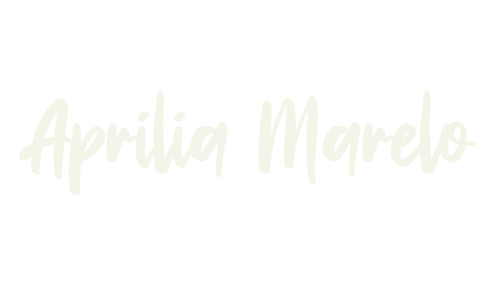 Aprilia Marelo, handwriting font preview