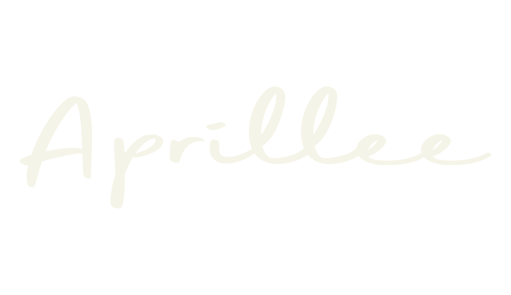 Aprillee, handwritten font preview