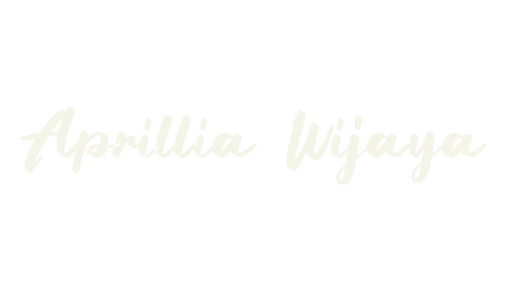 Aprillia Wijaya, fancy font preview