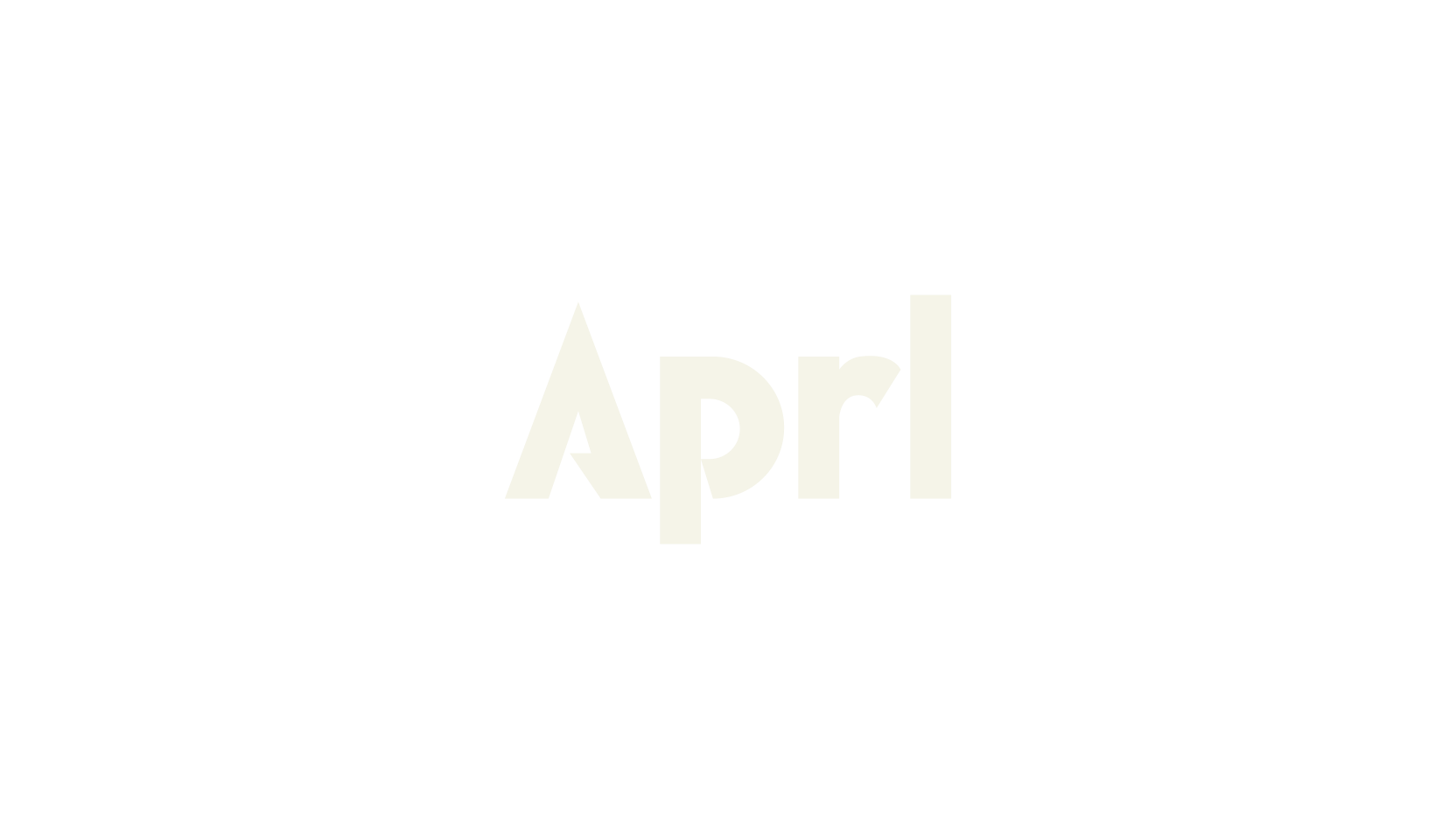 Aprl, futuristic font preview