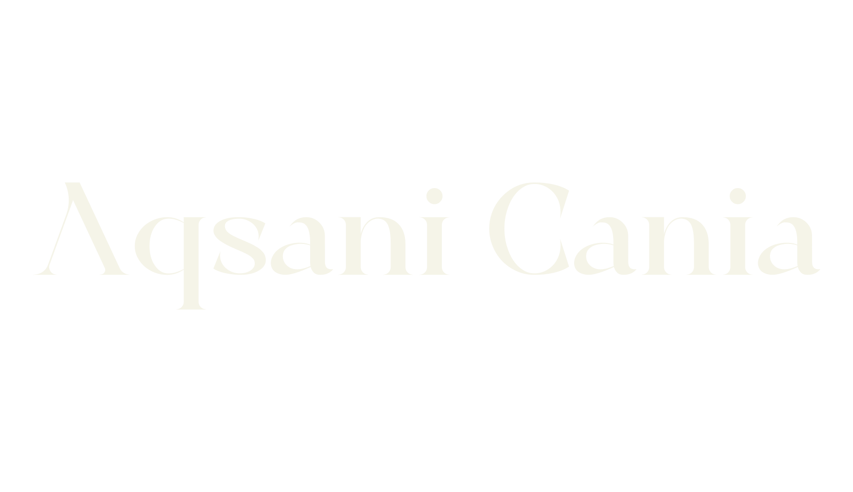 Aqsani Cania, jewelry font preview