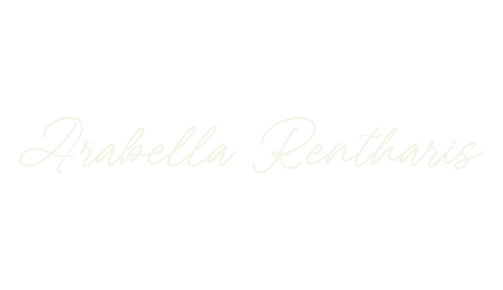 Arabella Rentharis, script font preview
