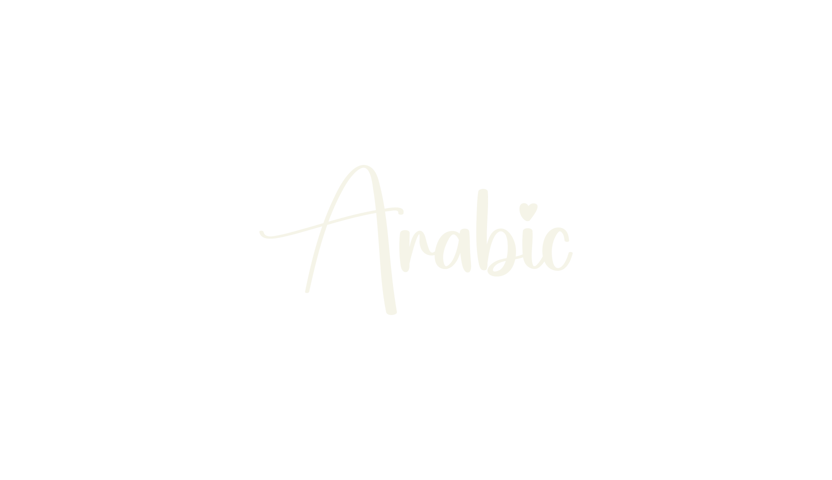 Arabic, fashion script font preview