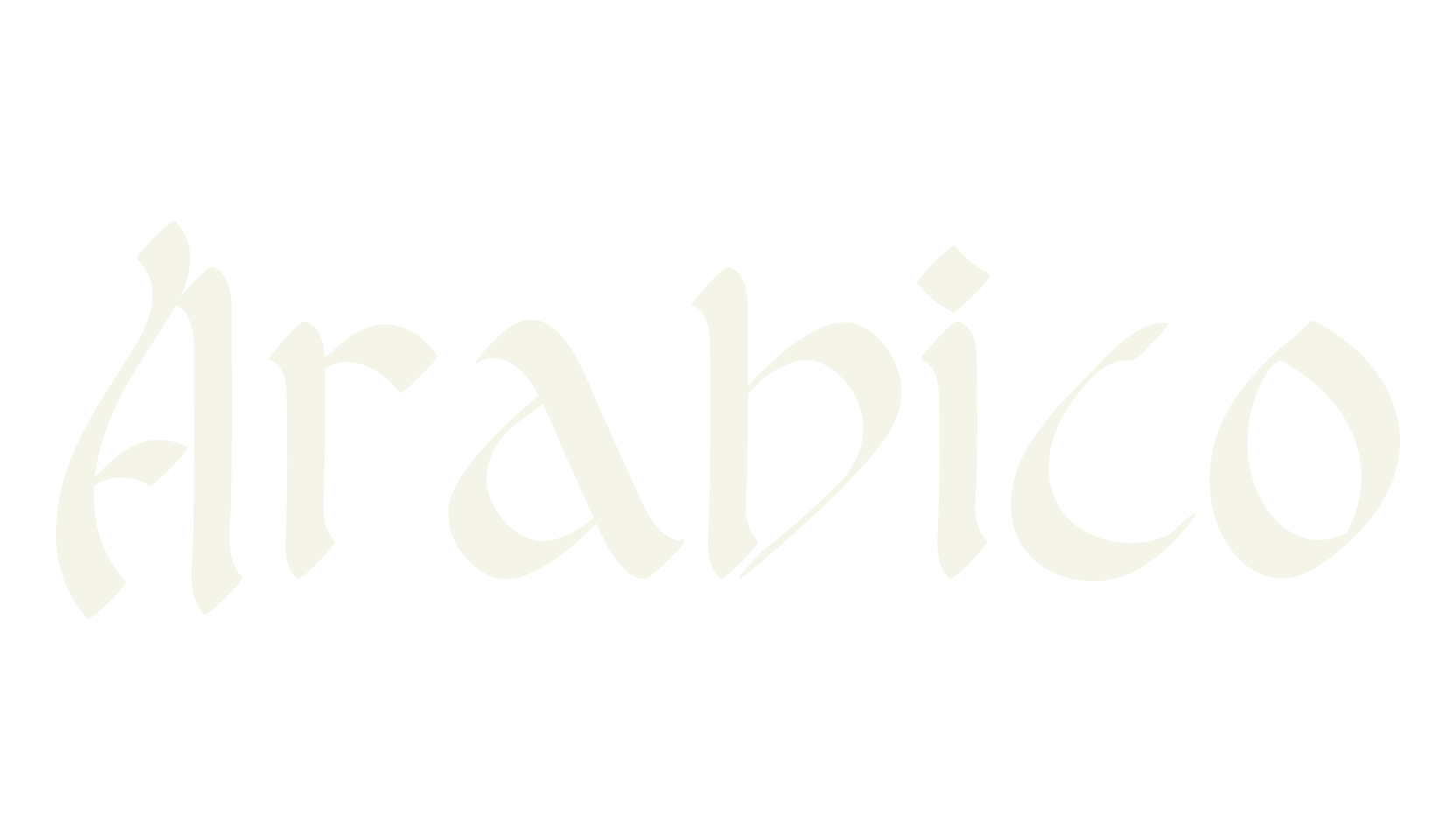 Arabico, display market font preview