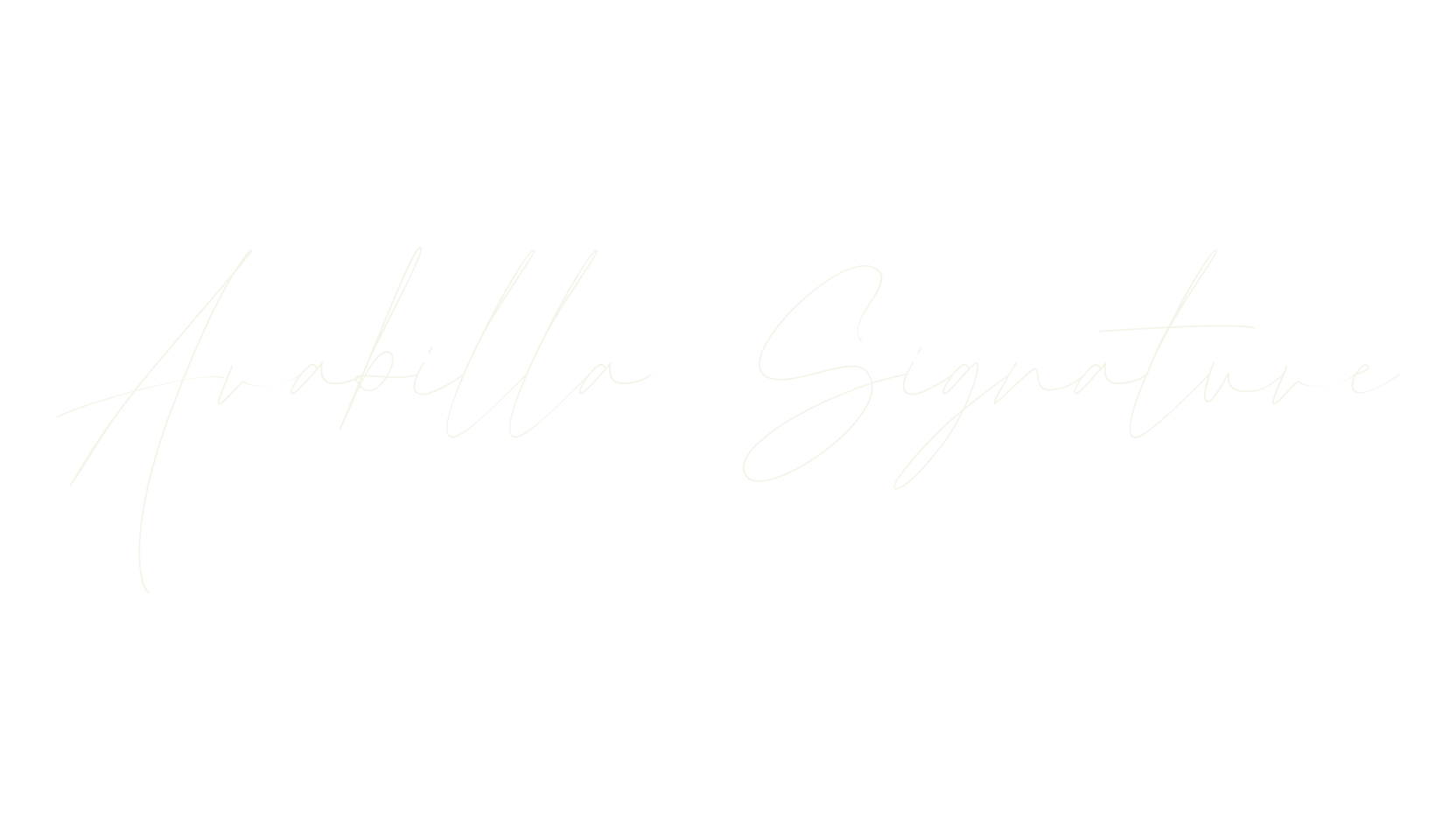 Arabilla Signature, minimalist font preview