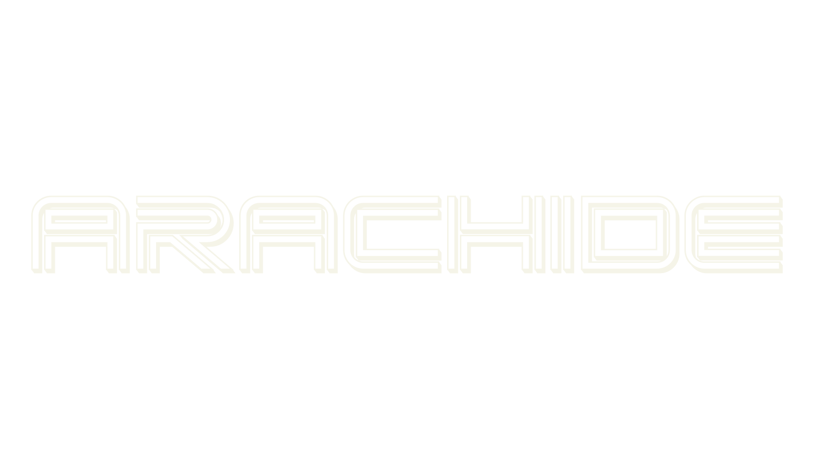 Arachide, 3d font preview