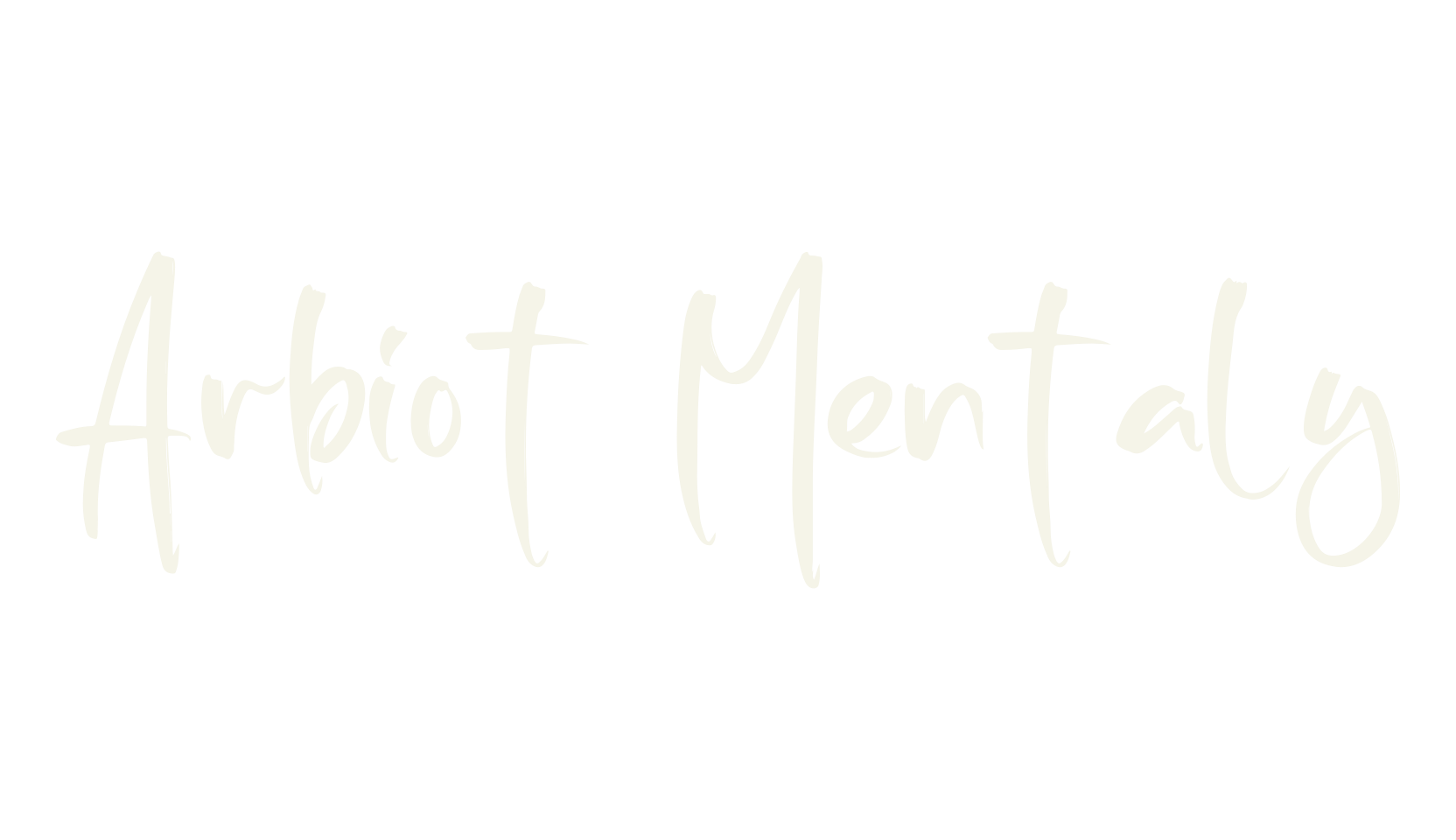 Arbiot Mentaly, script font preview