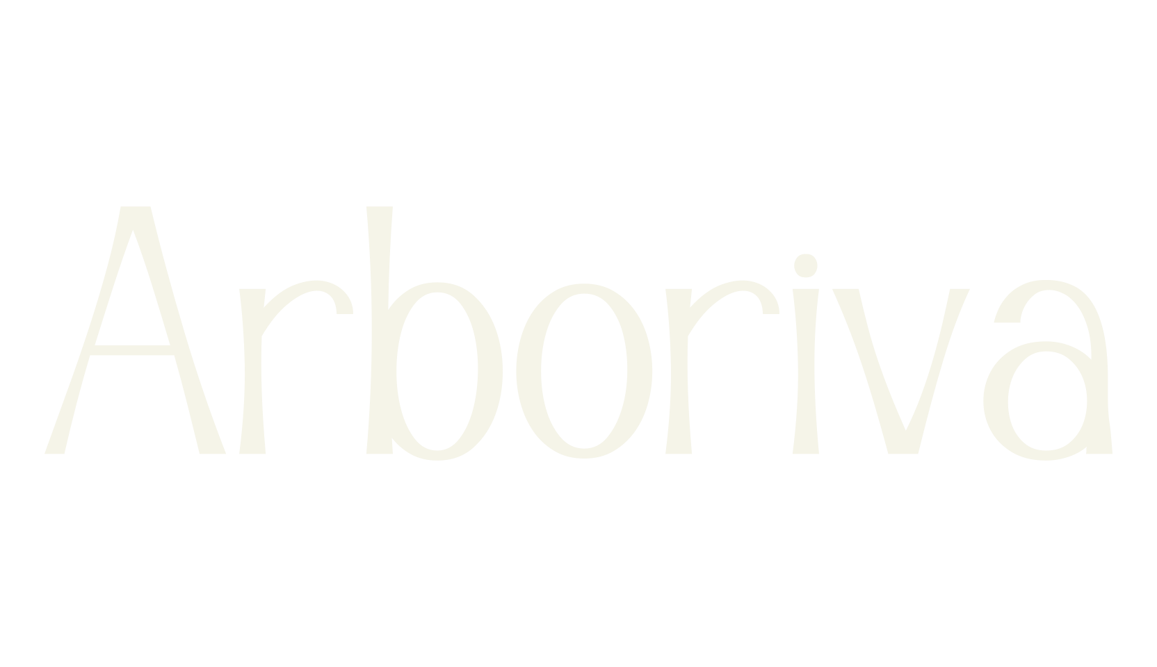 Arboriva, fancy font preview
