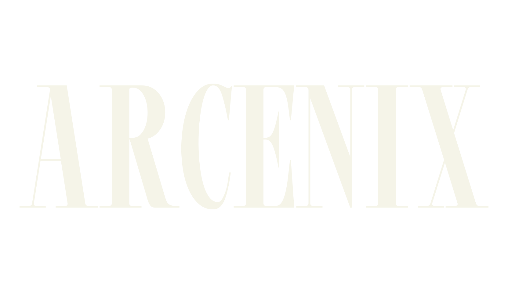 ARCENIX, serif font preview