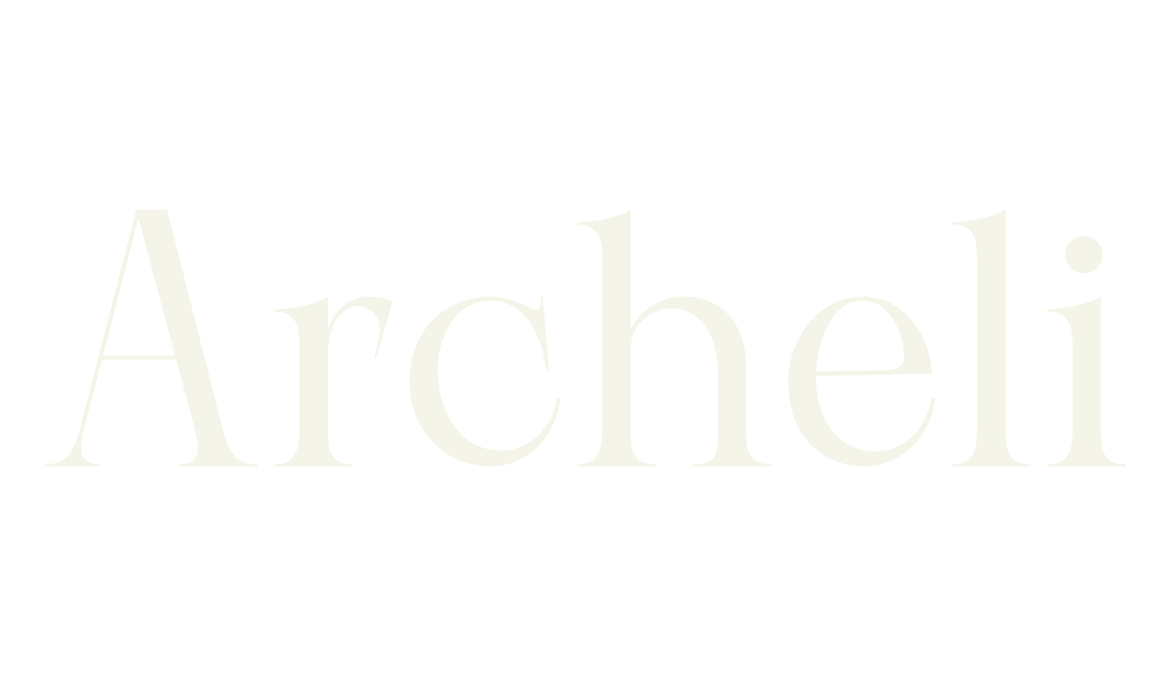 Archeli, serif font preview