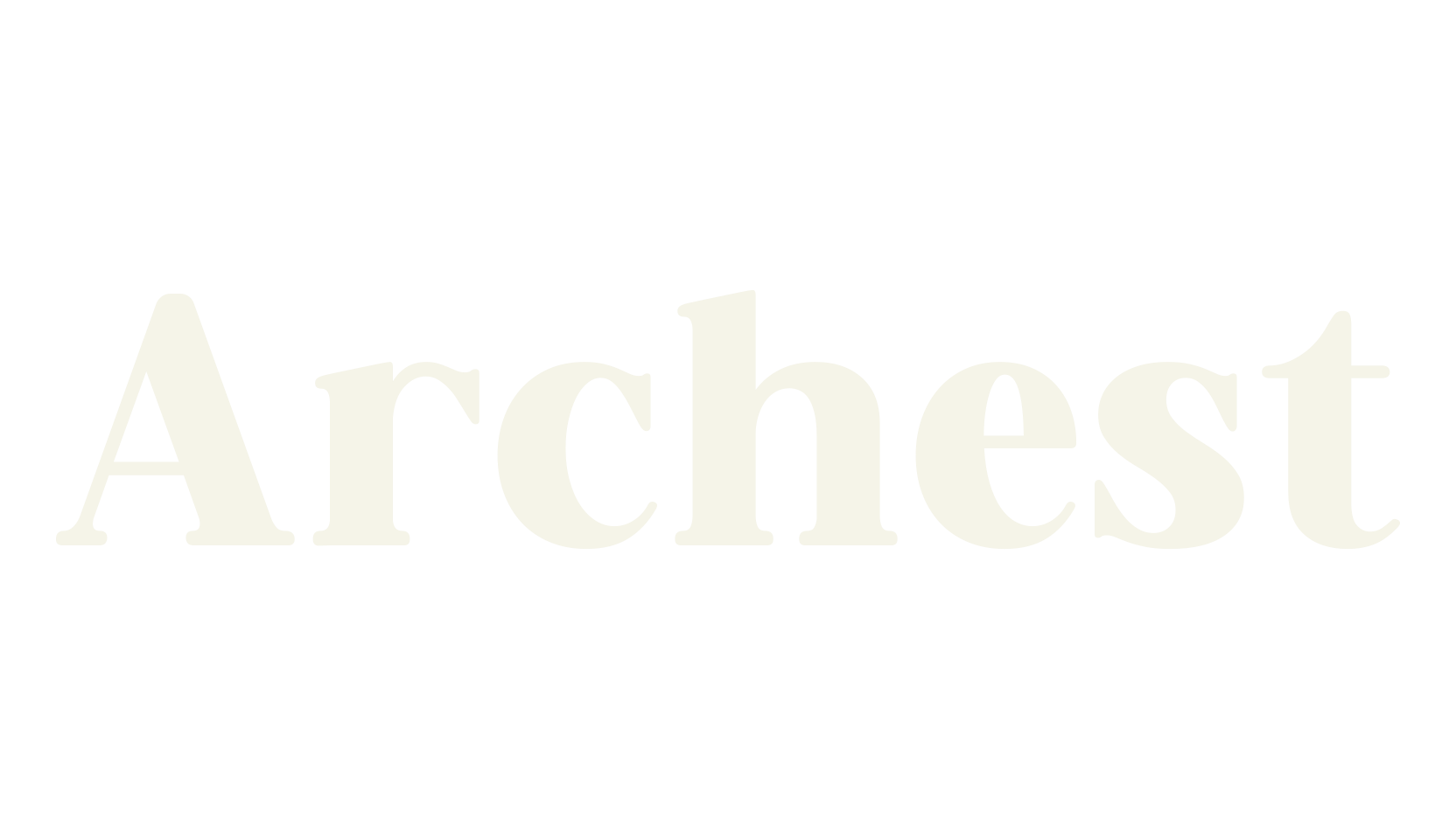 Archest, serif font preview